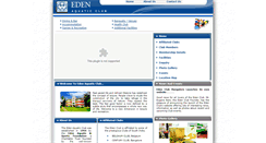 Desktop Screenshot of edenclubmangalore.com